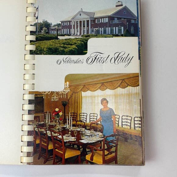 Nebraska Centennial First Ladies Cookbook Spiral-Bound 1976 - Picture 9 of 15